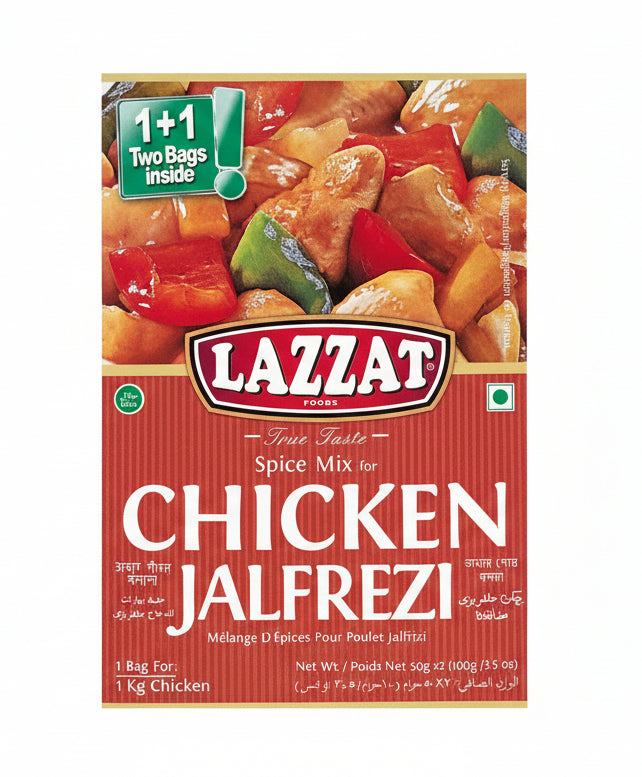 LAZZAT Chicken Jalfrezi Masala 100g