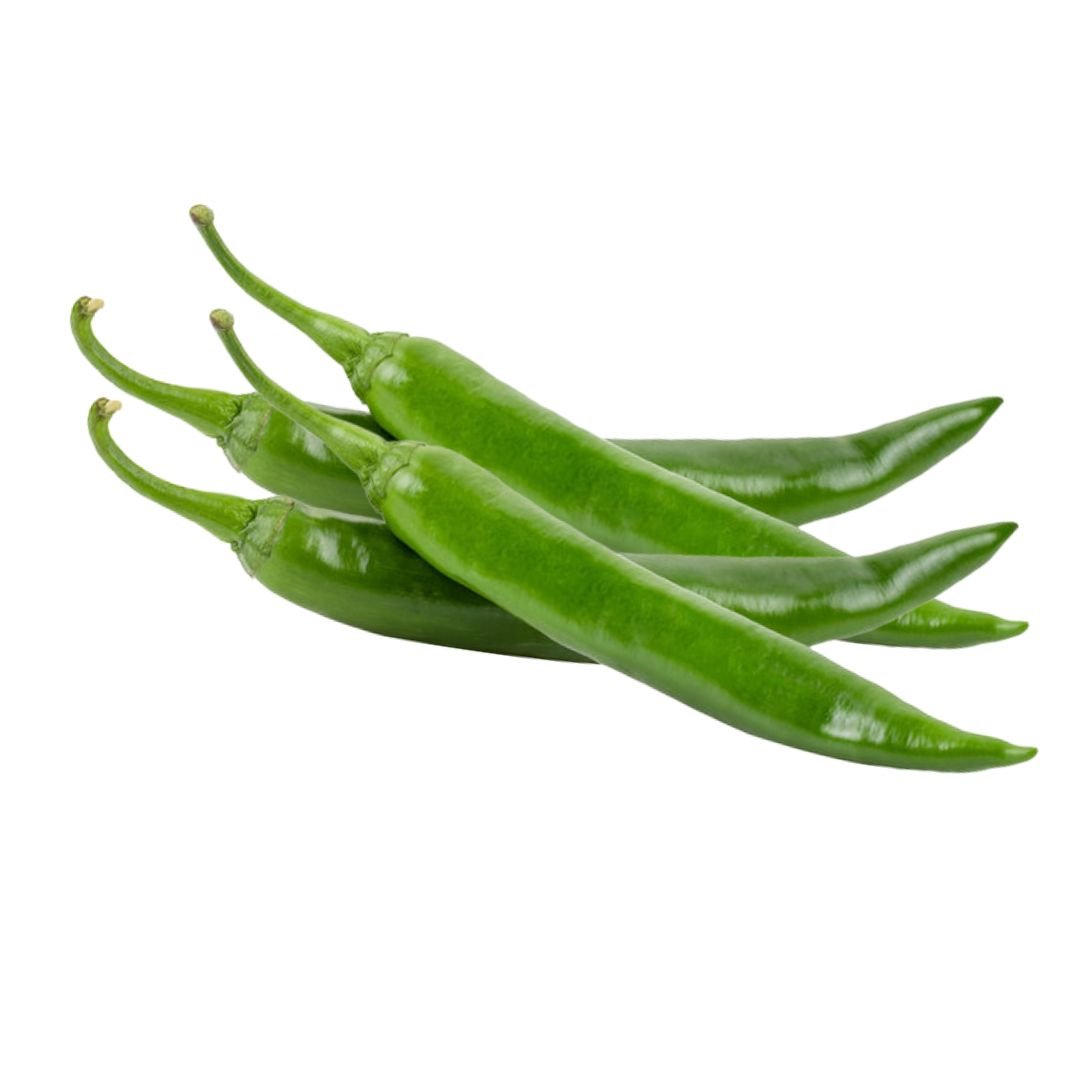 500g Fresh Haree Mirch (Green Chillies)