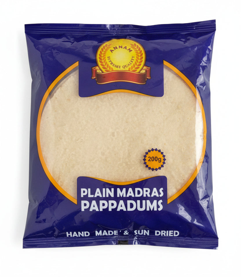 ANNAM Papad - Plain Madras 200g