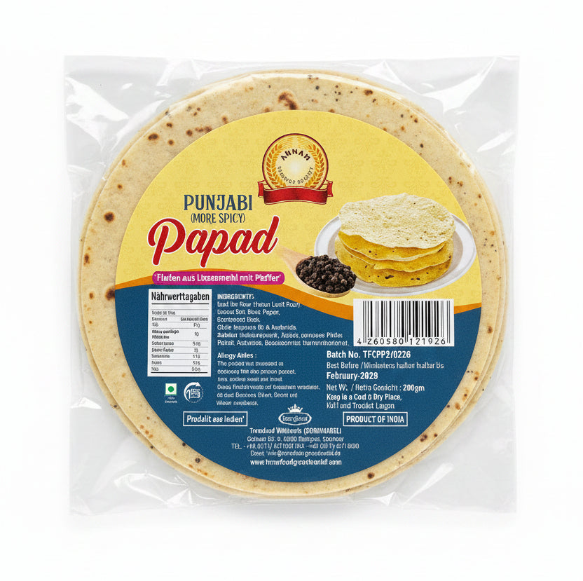 ANNAM Papad - Punjabi 200g