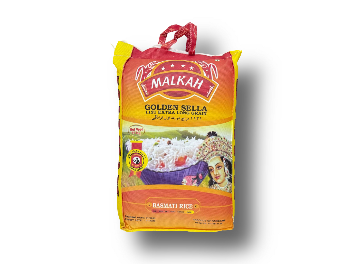 10kg Basmati Rice Golden Sella