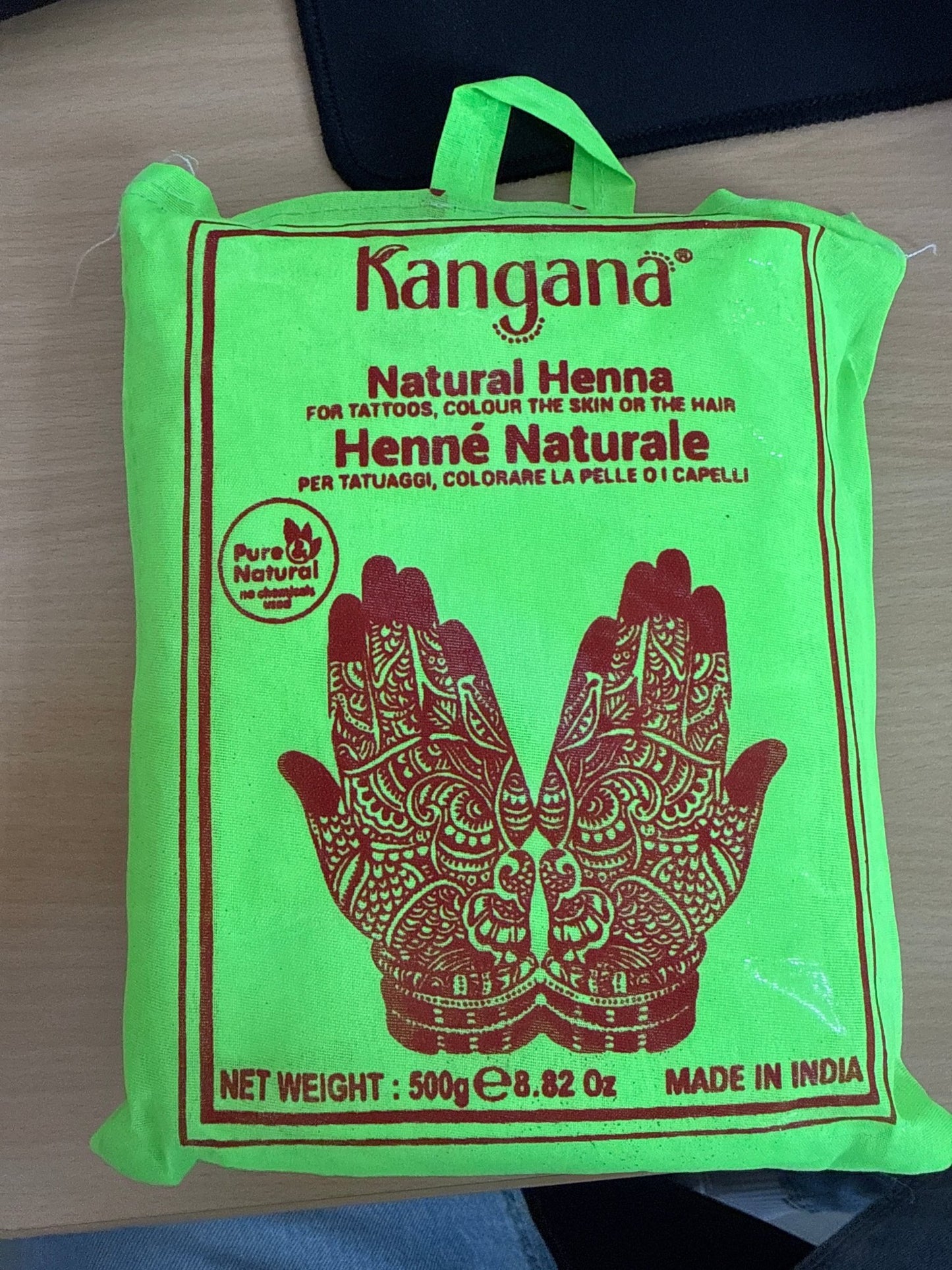 Kangana Natural Henna Powder 500 g