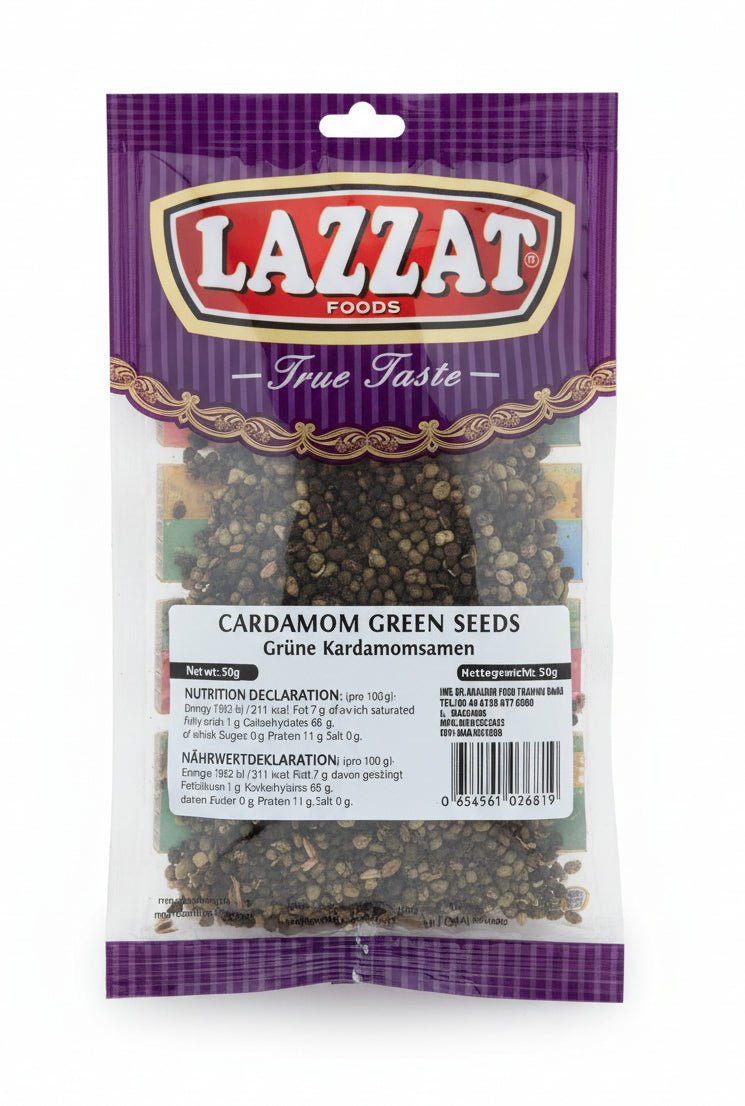LAZZAT Cardamom Green Seeds 50g