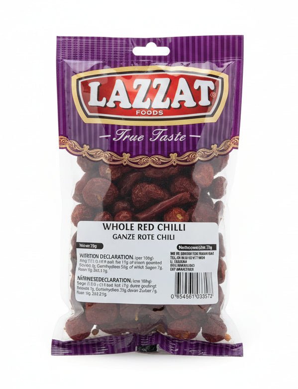 LAZZAT Red Chilli Whole 70g