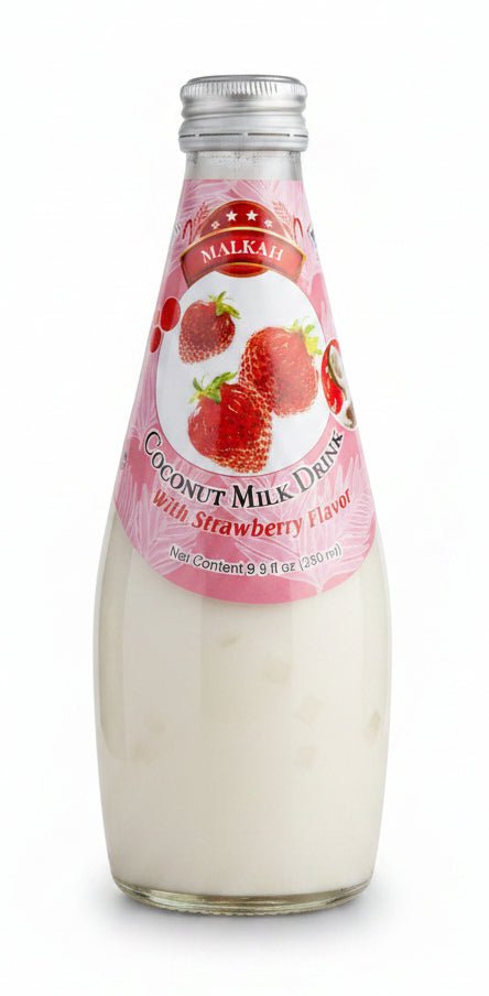 Malkah Strawberry Coconut Milk Drink 290 ml