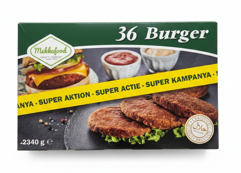 Mekkafood Burger (36Pcs.) 2.34kg