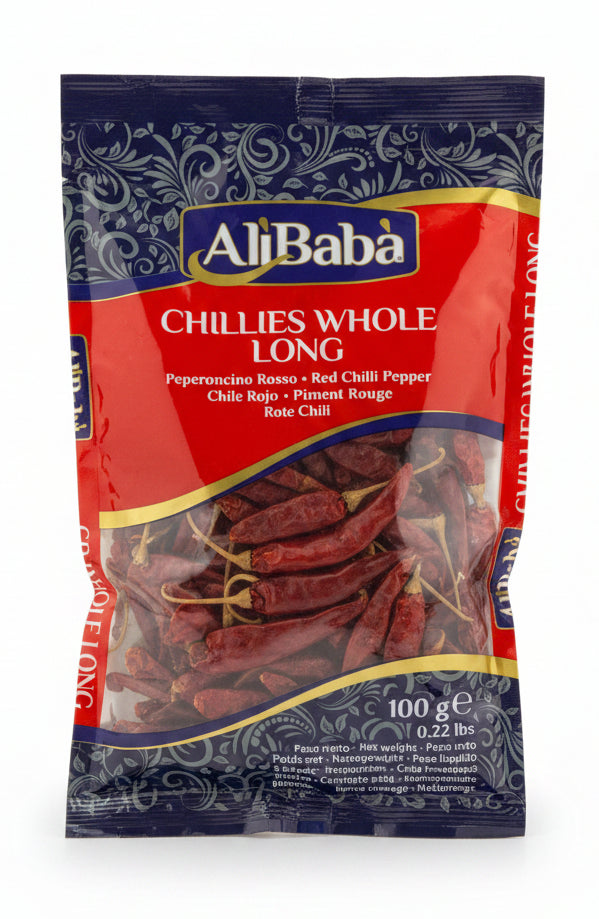 AB Chillies Whole Long 100g