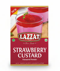 LAZZAT Strawberry Custard Powder 250g