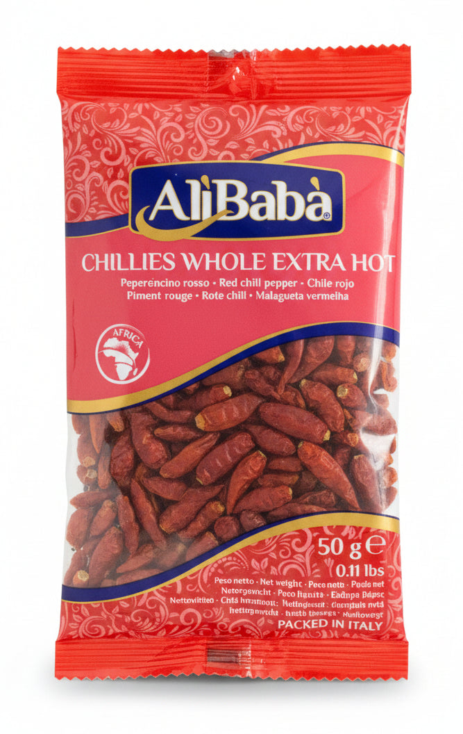 AB Chillies Whole Extra Hot 50g