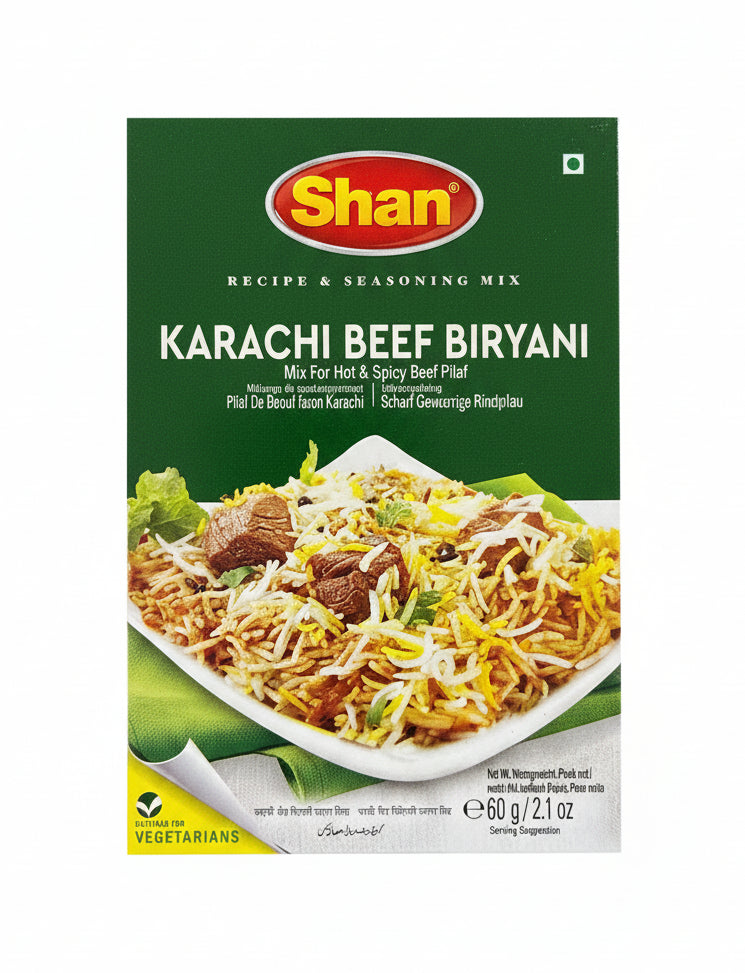 Shan Karachi Beef Biryani Masala 60g