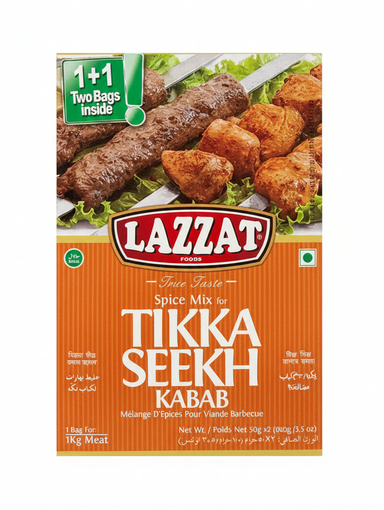 LAZZAT Tikka Seekh Kabab Masala 100g