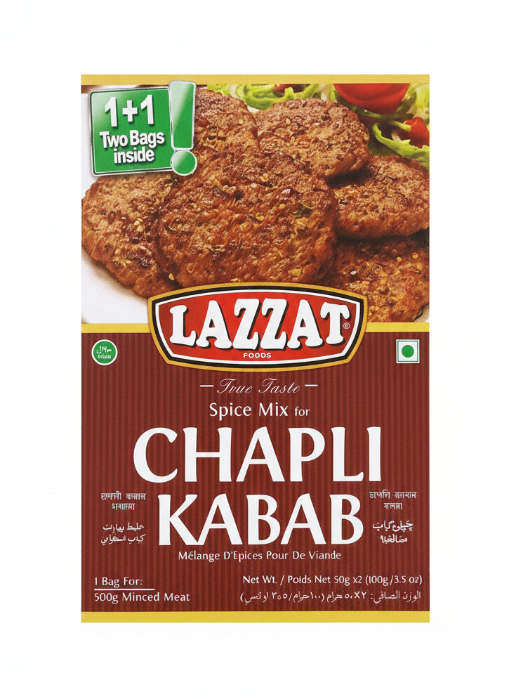 LAZZAT Chapli Kabab Masala 100g