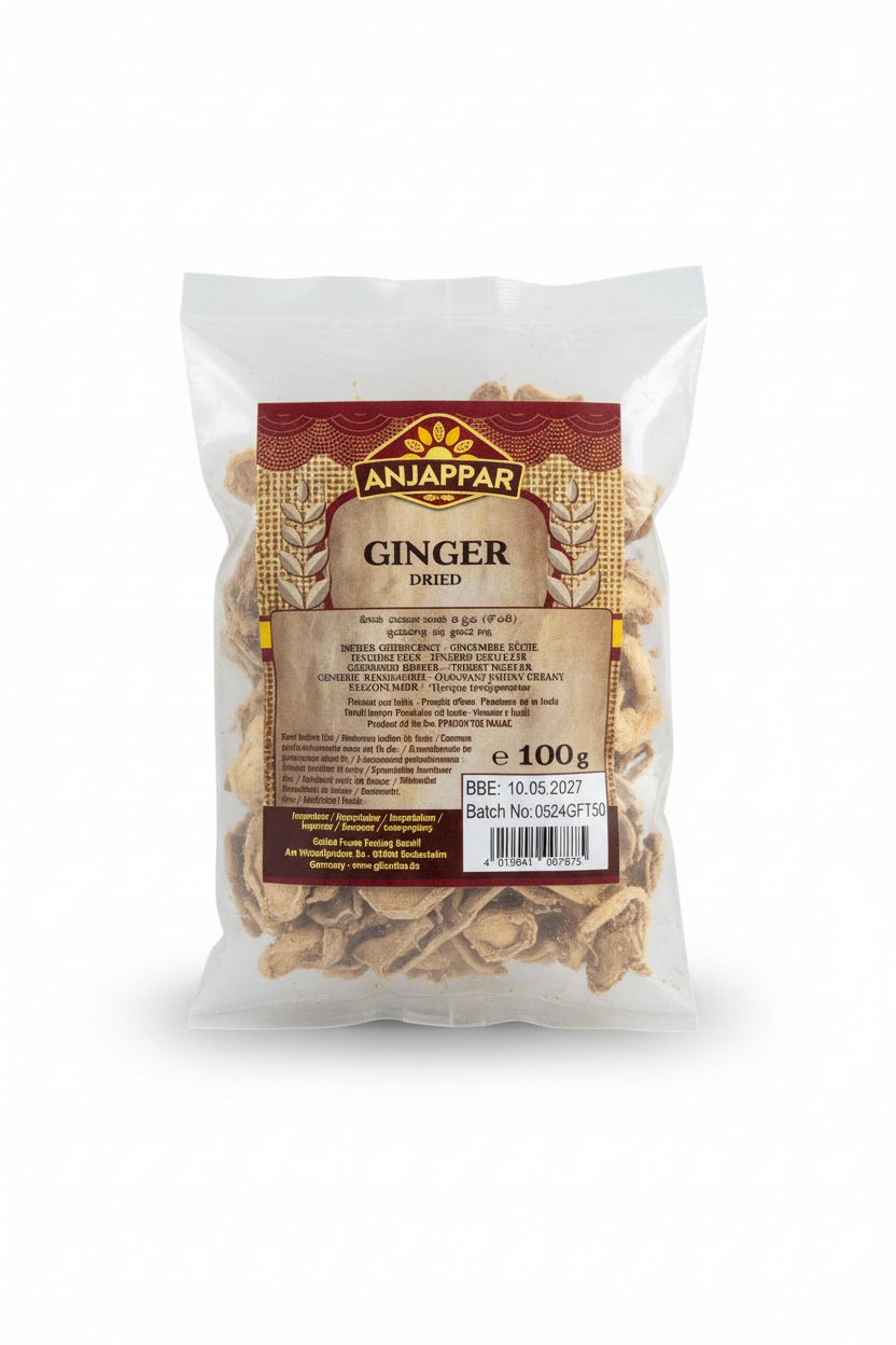 ANJAPPAR Dried Ginger Whole 100g