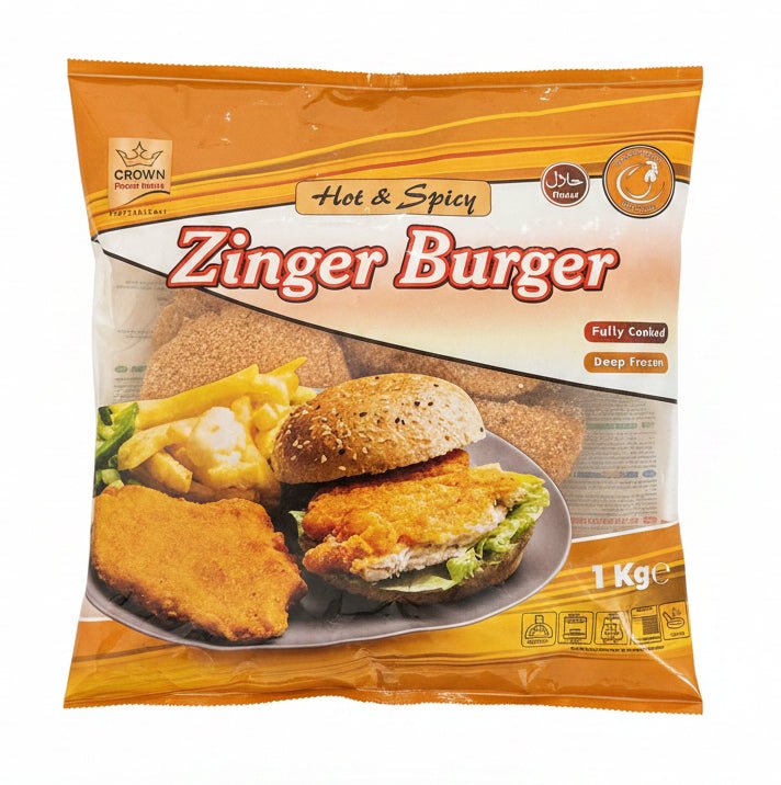 Crown Chicken Zinger Burger 1 kg
