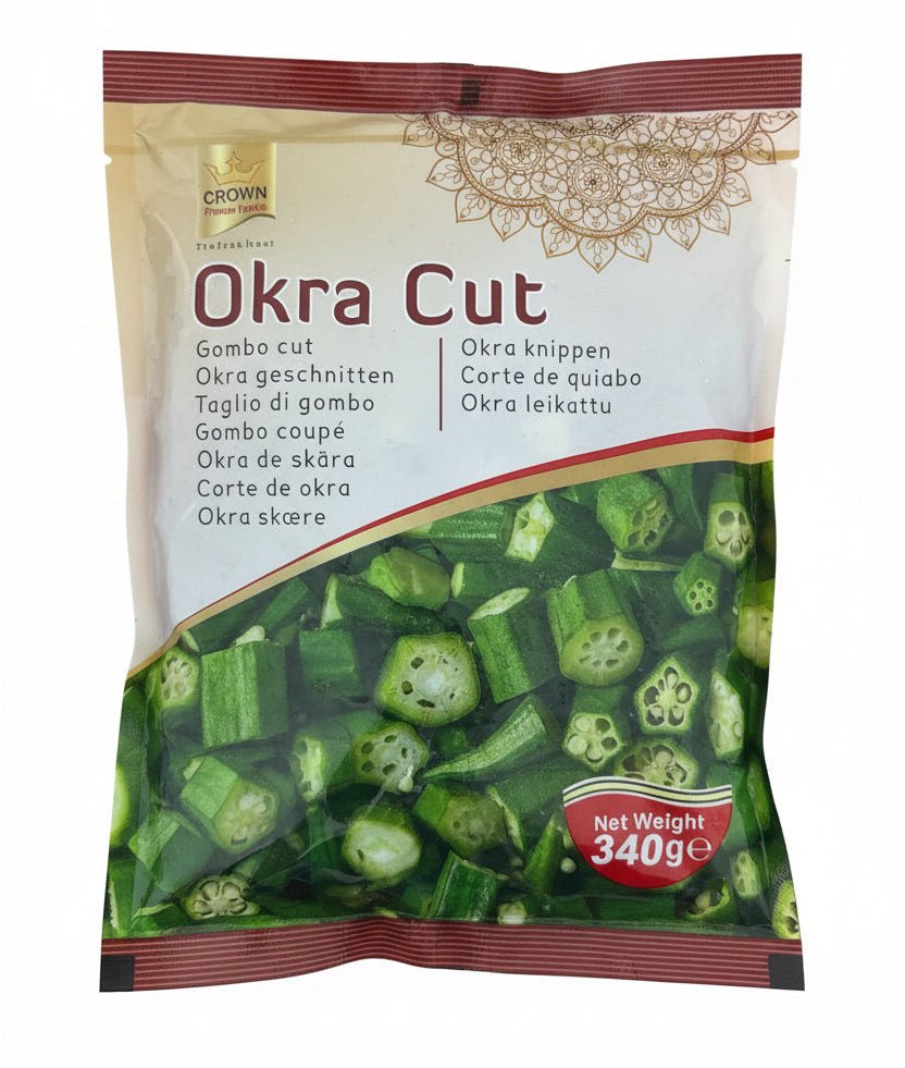 CROWN Frozen Okra Cut 340g