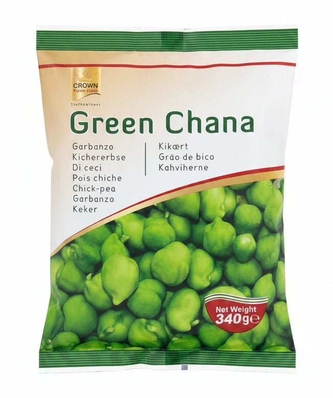 Crown Green Chickpeas (Hara Chana) 340 g