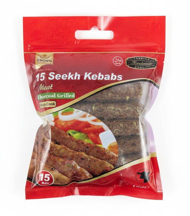 CROWN Meat Seekh Kebab (15Pcs.) 1kg