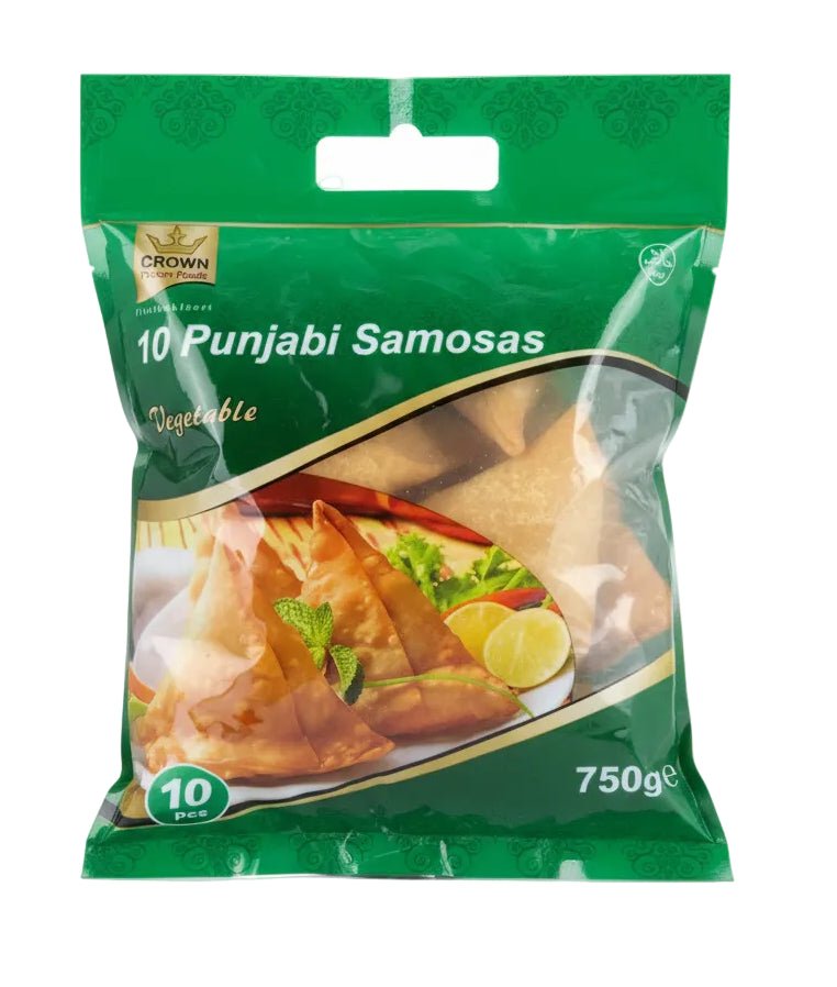 CROWN Vegetable Punjabi Samosas (10Pcs.) 750g