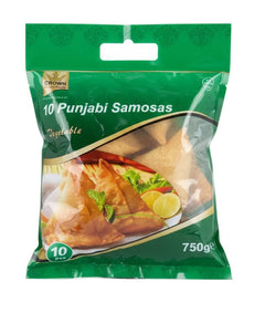 Crown Vegetable Punjabi Samosas (10Pcs.) 750g
