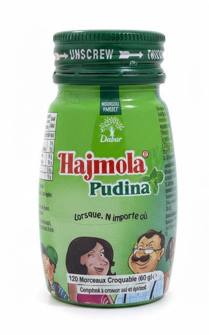 Dabur Hajmola Pudina 60g (120 tabs.)