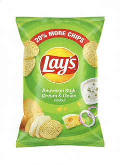 Lays American Style Cream & Onion Flavour 48g