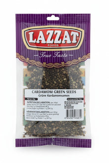 LAZZAT Cardamom Green Seeds 50g