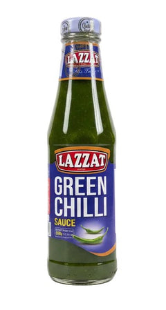 Lazzat Green Chilli Sauce 330g