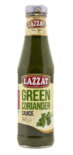 Lazzat Green Coriander Sauce 300g