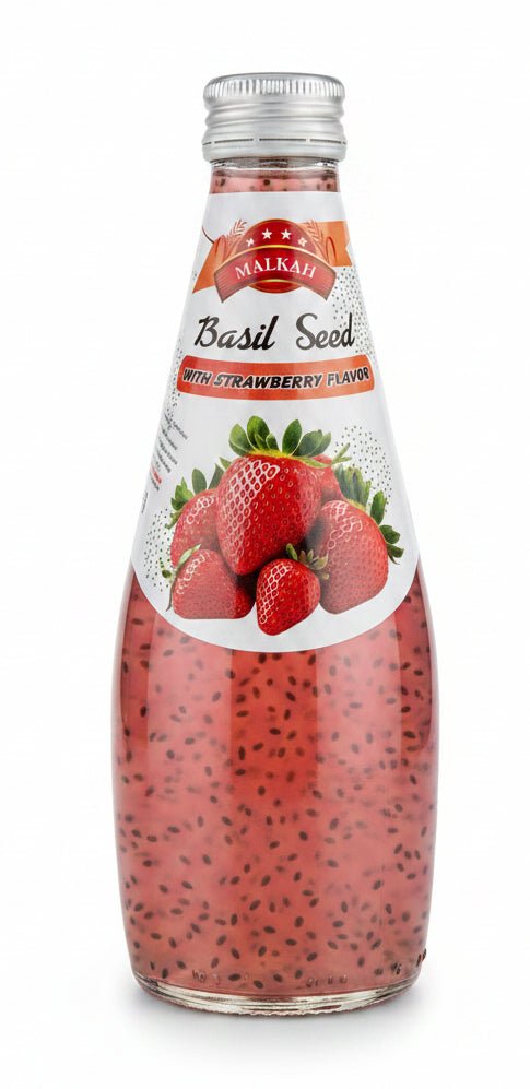 Malkah Strawberry Basil Seed Juice 290 ml