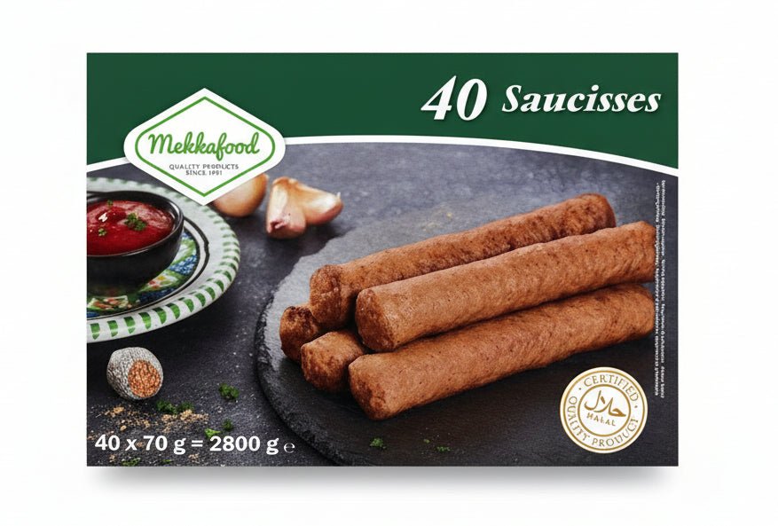 Mekkafood Saucisses (40Pcs.) 2.8kg