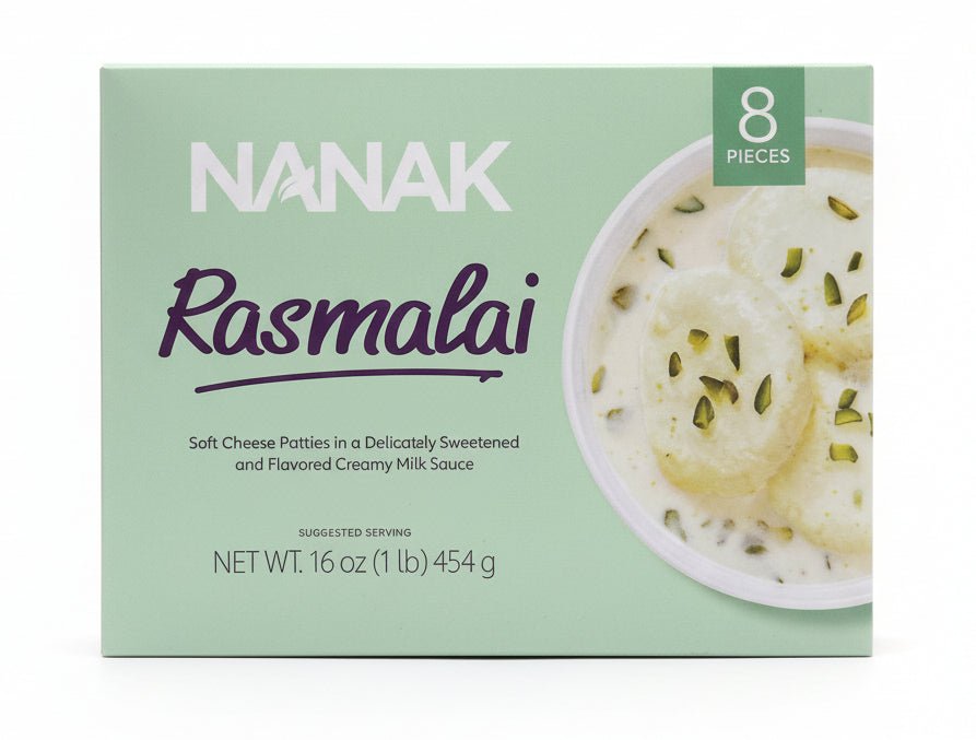 NANAK Frozen Rasmalai (8Pcs.) 454g