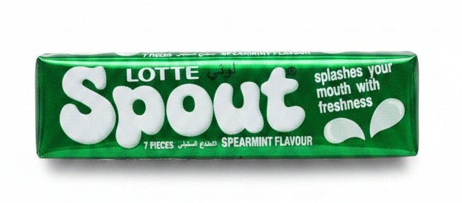 Spout Spearmint Chewing Gum (7Pcs.) 23.8g