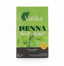 Vatika Black Brown Henna Hair Colour (6x10g) 60g
