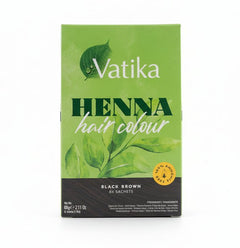 Vatika Black Brown Henna Hair Colour (6X10G) 60g