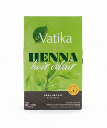 Vatika Dark Brown Henna Hair Colour (6x10g) 60g