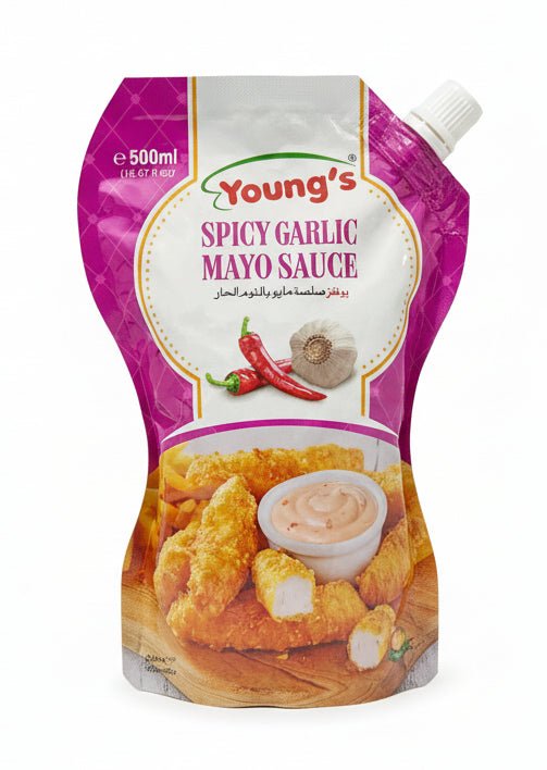 Young´s Spicy Garlic Mayo Sauce 500ml